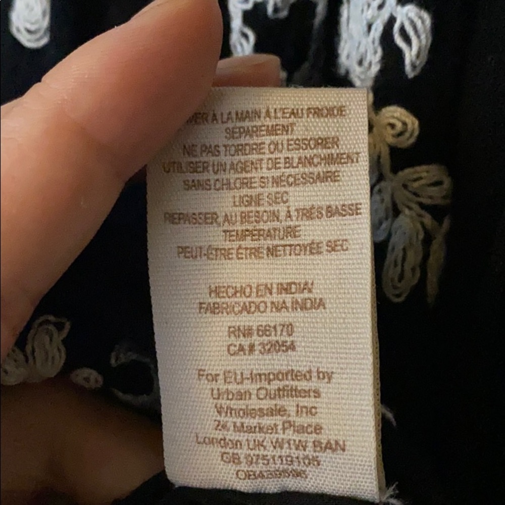 Free People Rayon Gauze Emmas Embroidered Dress - Picture 8 of 9